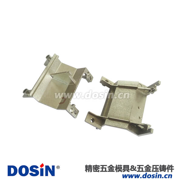 锌合金压铸件D型连接器DVI外壳支架镀镍