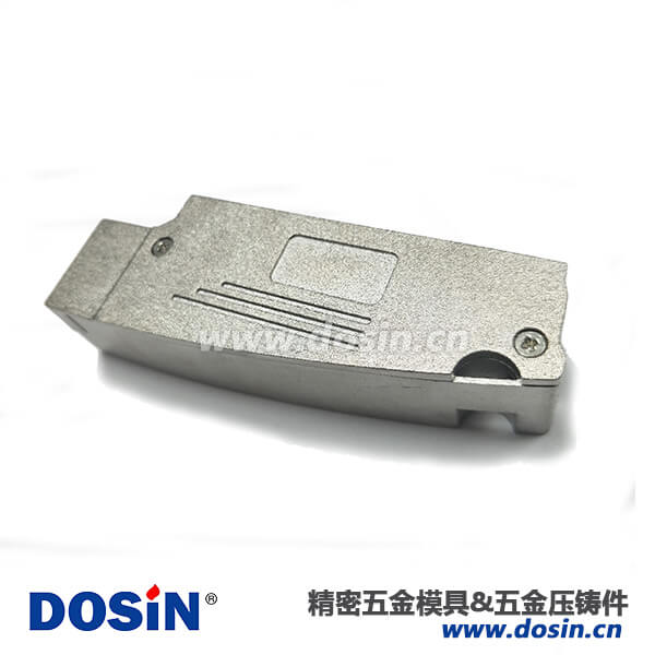 锌合金压铸SCSI电镀镍喷砂锌合金D型连接器外壳