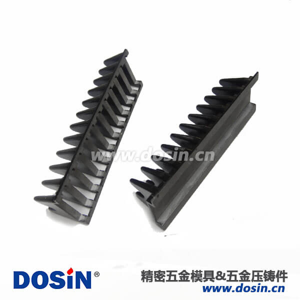 东莞铝合金压铸双层烤漆梳条配件