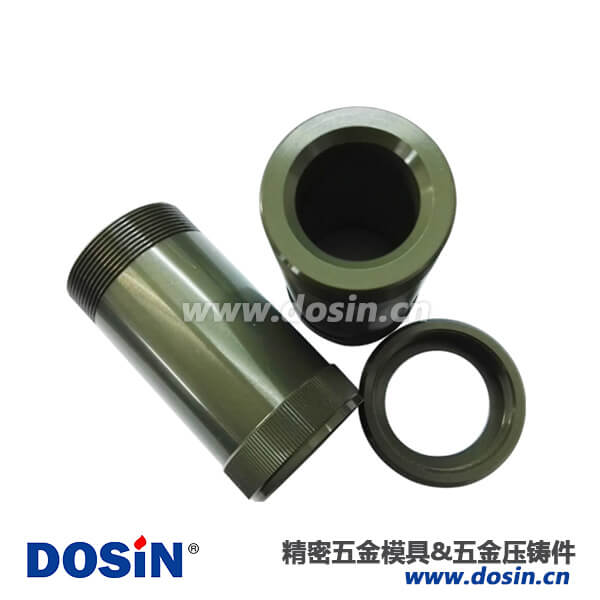 直套筒铝合金压铸电镀绿锌圆形连接器